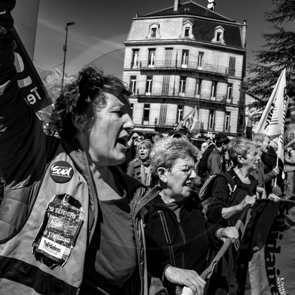 6 avril 2023 : Manifestation contre la réforme des retraites à Gap