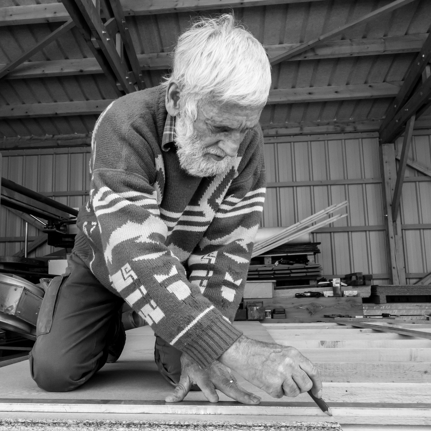 Construction d'une cabane