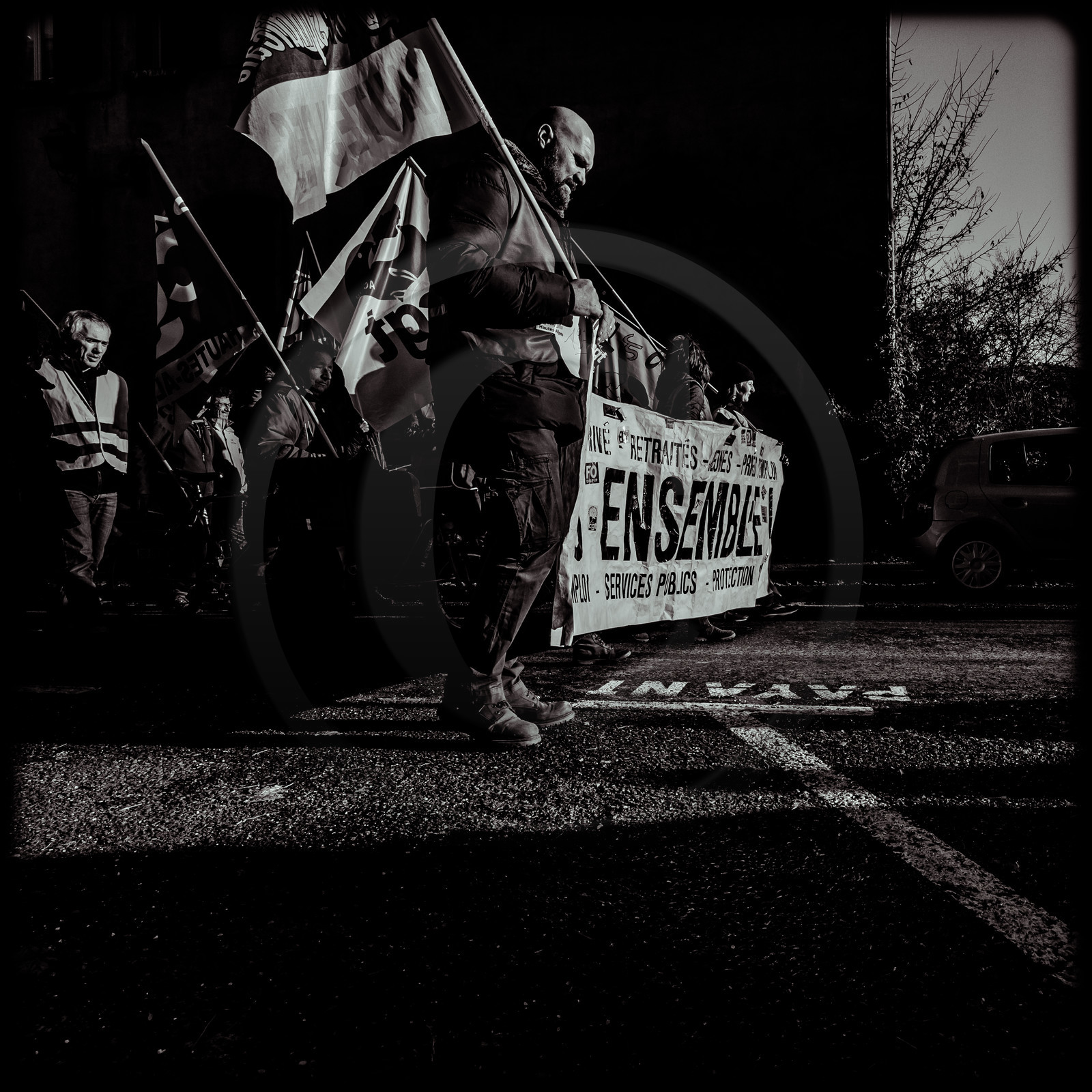 Manifestation à Gap le 12 décembre 2019.