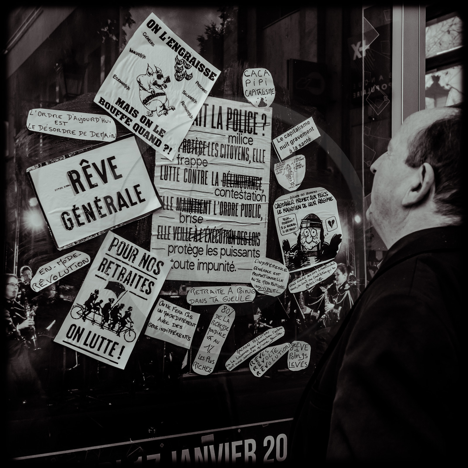 Manifestation à Gap le 09 janvier 2020