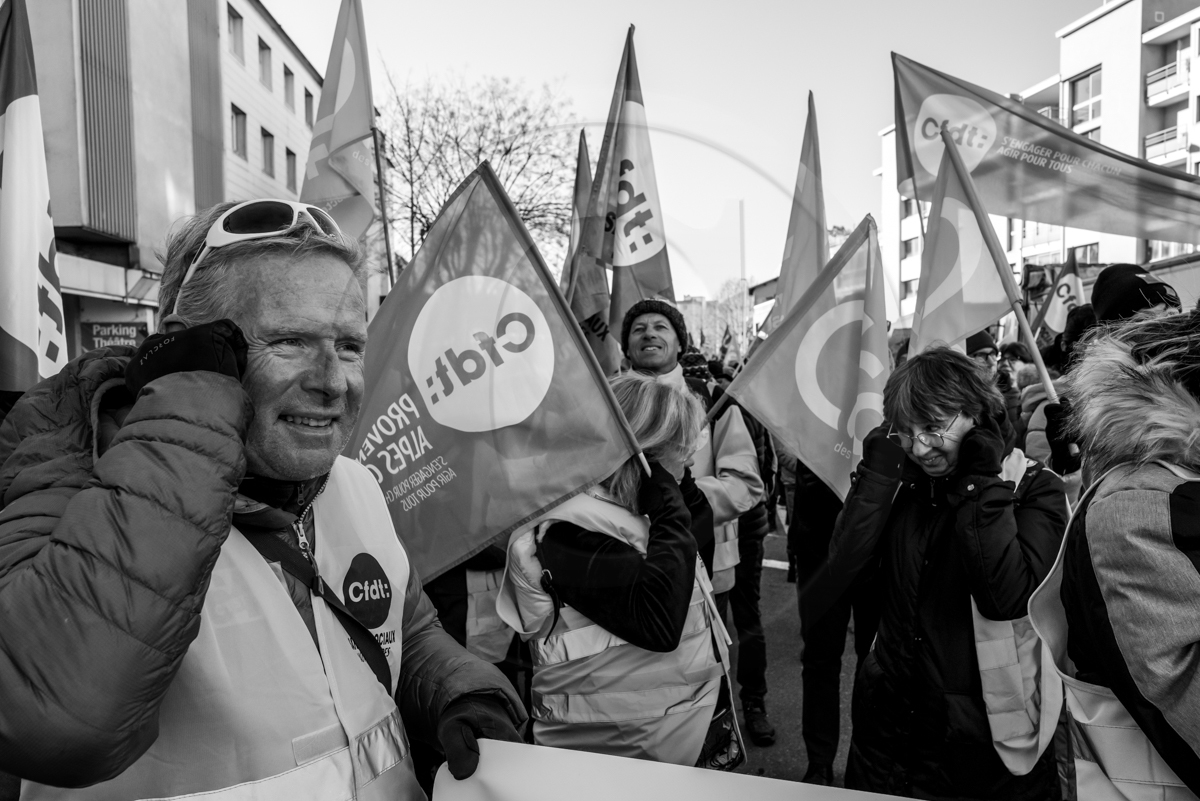 19 janvier 2023 : Manifestation pour le défense des retraites à Gap