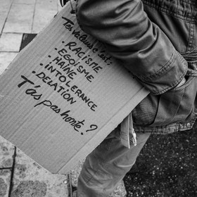 15 juin 2024 - Gap (Hautes-Alpes)- Manifestation contre l'extrême droite