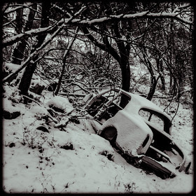 Un cimetière de voitures