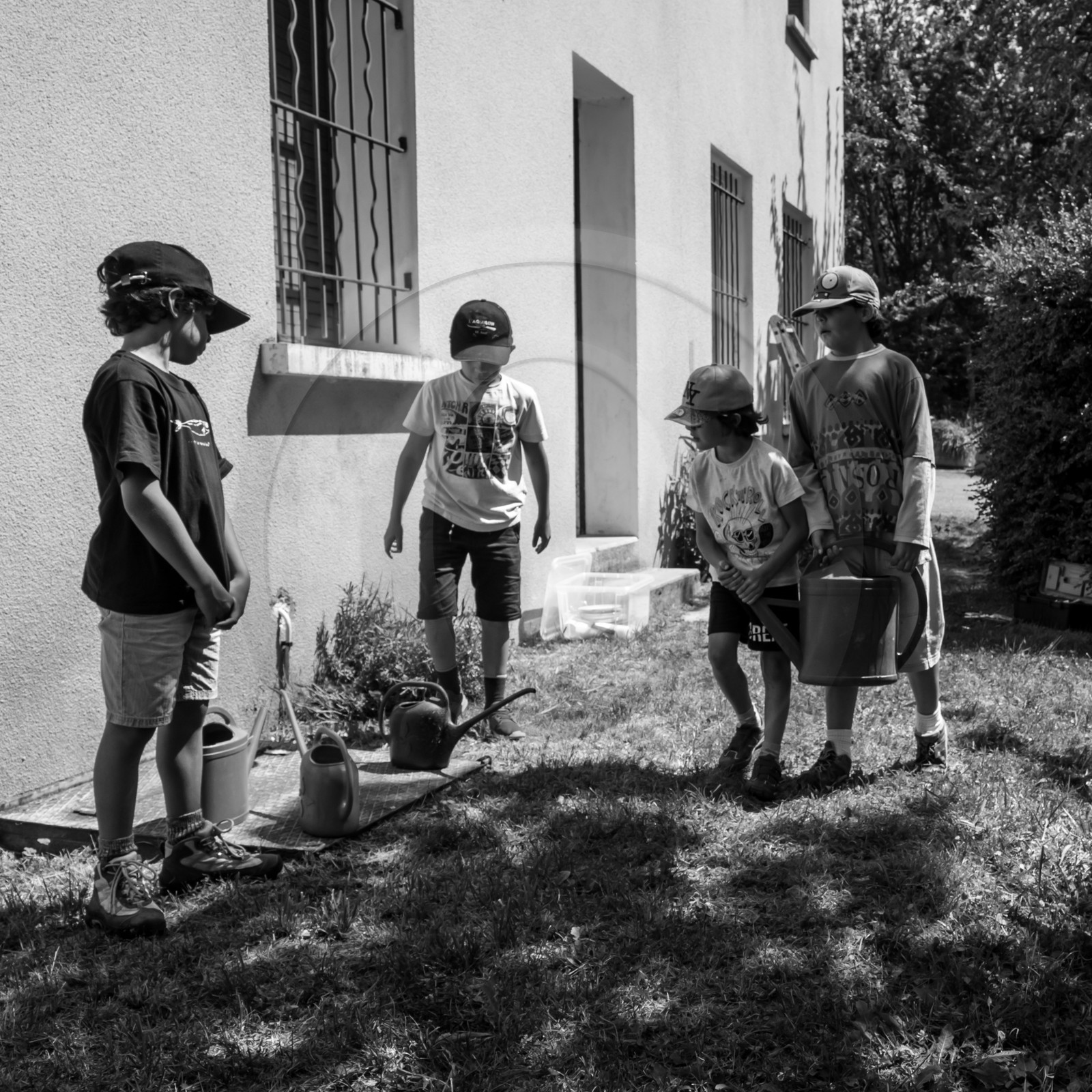 Avec l'école de Saint-Bonnet