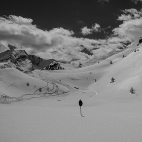 Neige au Col de Vars