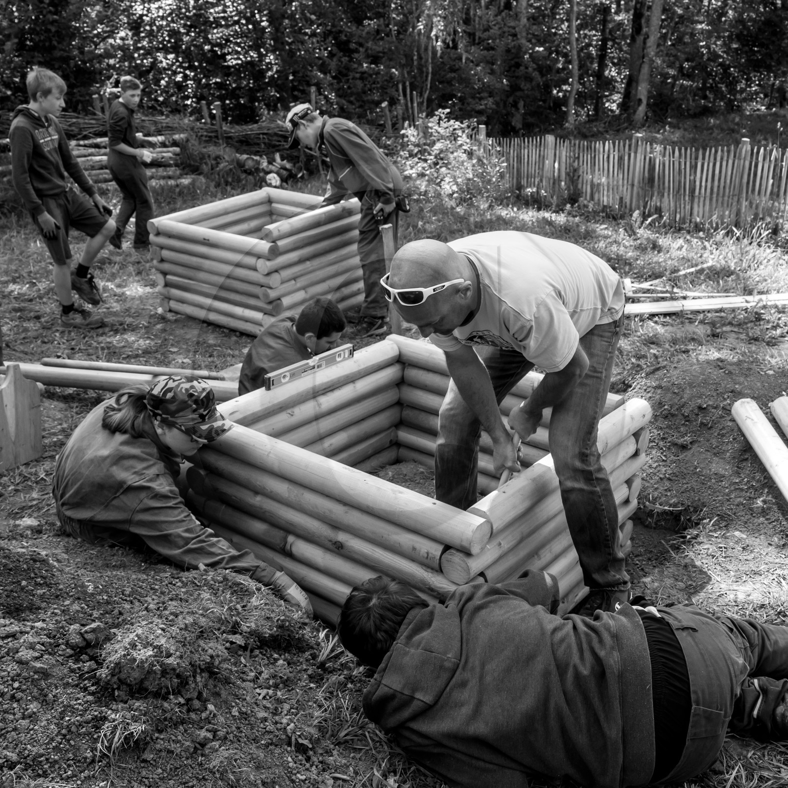 Construction de bacs surélevés