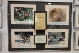 Vernissage de l'exposition Henri Bosco, le poète et les images de Liliane Marco à Lourmarin