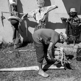 05 juillet 2017 - Installation épouvantails