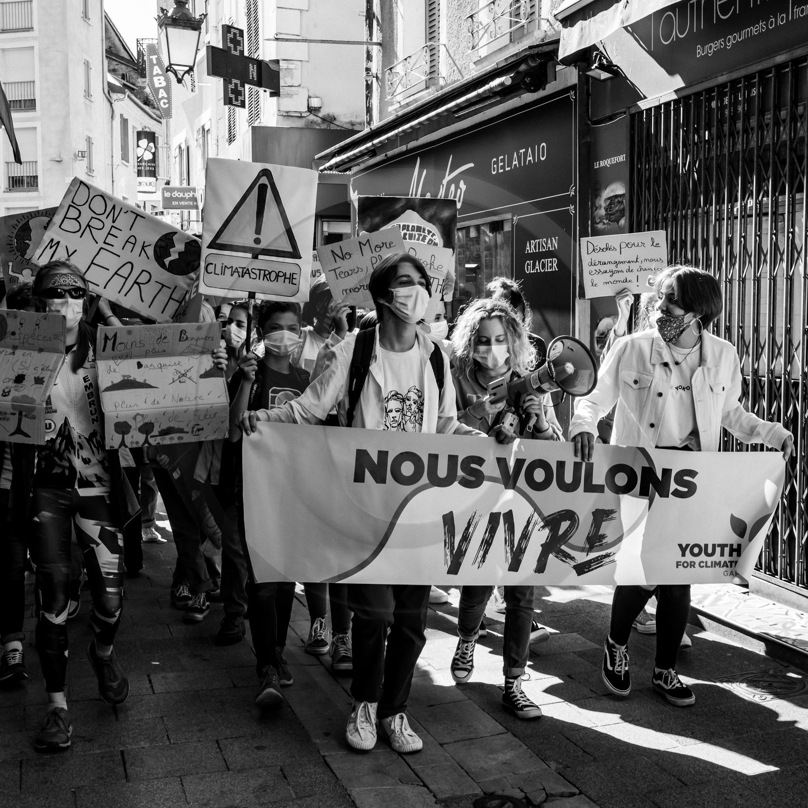 27 mars 2021 : Manifestation des jeunes pour le climat à Gap