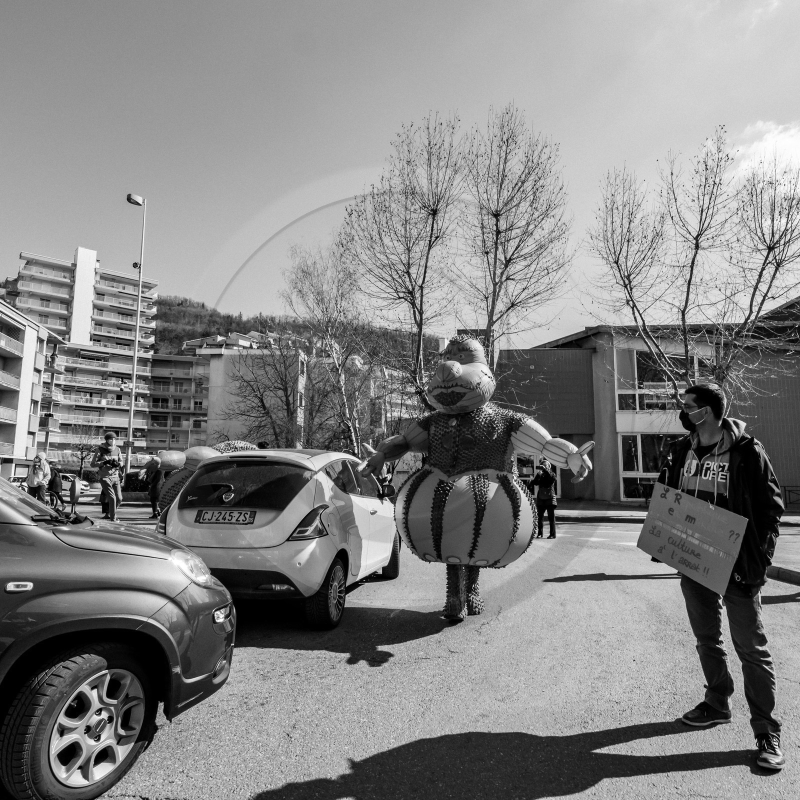 21 mars 2021 - Gap - Mobilisation pour la réouverture des lieux culturels