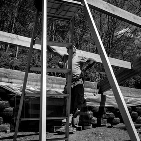 Permaculture - Construction d'une serre bioclimatique semi-enterrée