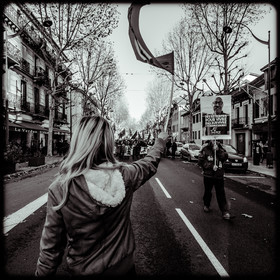 Manifestation à Gap le 10 décembre 2019.