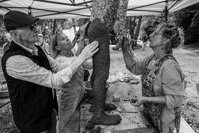 14 aout 2024 : Les ateliers créatifs proposés par l'Ouort au festival  l'Echo des Mots à Saint-Jean-Saint-Nicolas