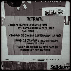 Manifestation à Gap le 09 janvier 2020