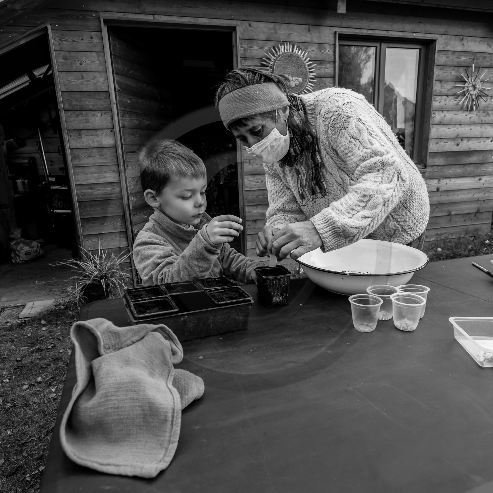 Semis, tournesols et jeux