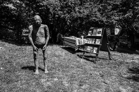 21 aout 2024 : Réalisation de Marcel Joli Coeur, l'homme de l'Ouort avec Barbara Fougnon, artiste plasticienne, et un anniversaire en chansons.