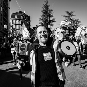 11 février 2023 : Manifestation contre la réforme des retraites à Gap (Hautes-Alpes)