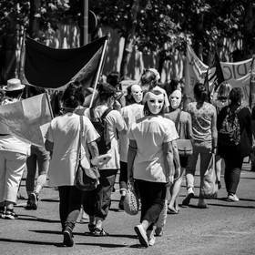 15 juin 2021 à Gap (Hautes-Alpes) : Manifestation des soignants oubliés du Ségur de la santé.