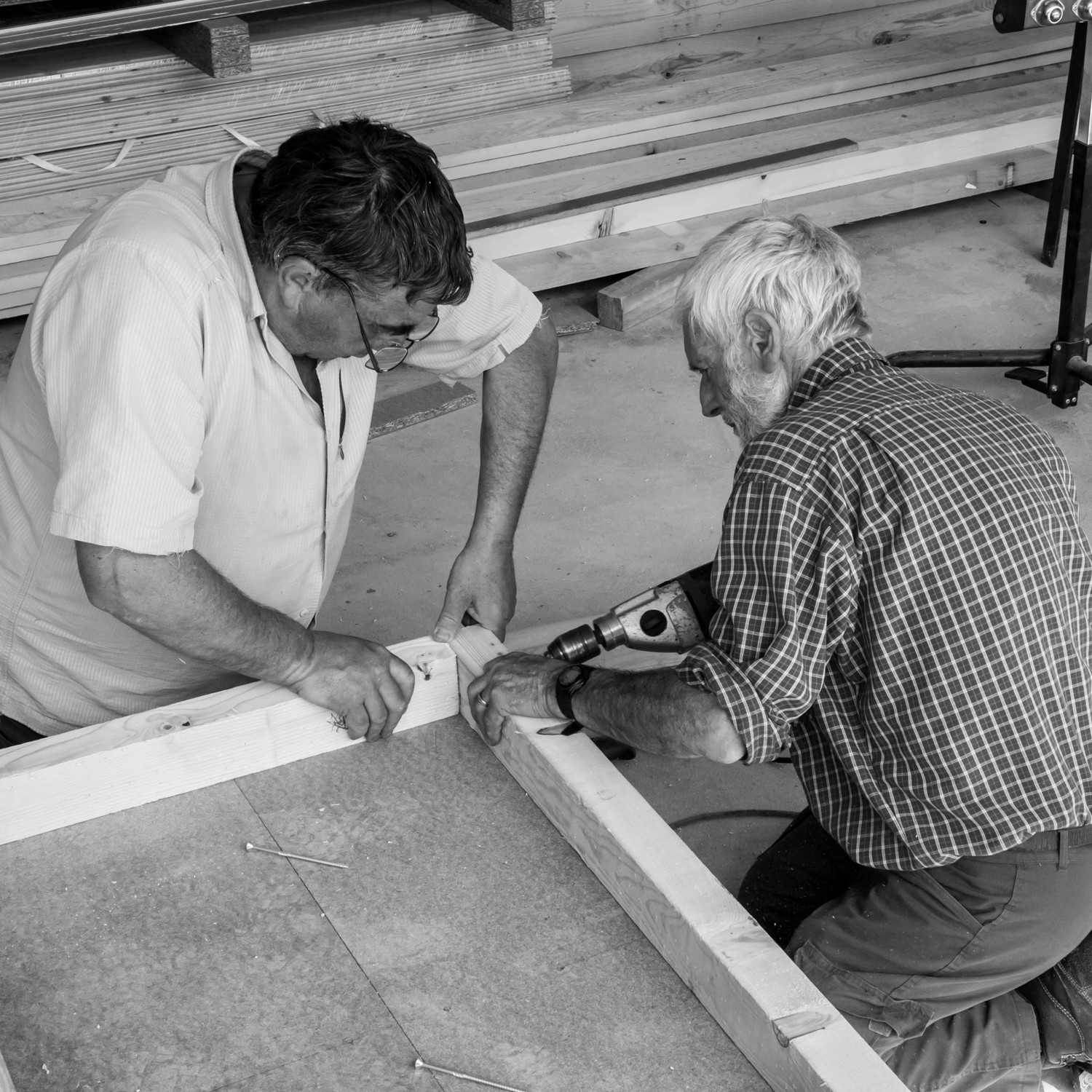 Construction d'une cabane