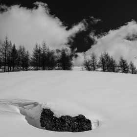 Neige au Col de Vars