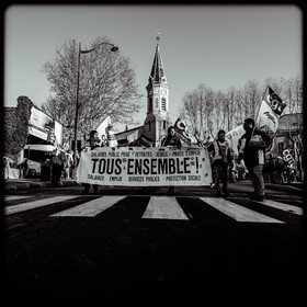 Manifestation à Gap le 12 décembre 2019.