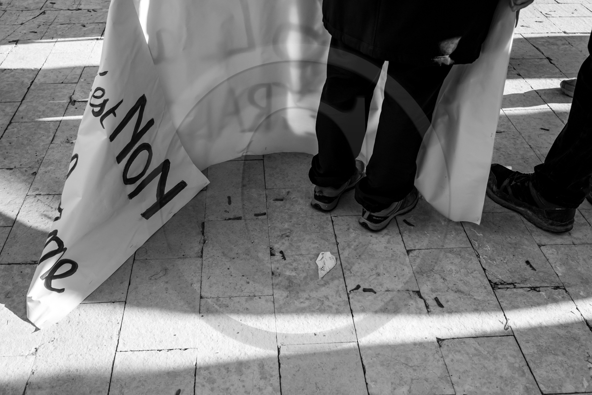 31 janvier 2023 : Manifestation contre la réforme des retraites. Plus de 4000 personnes dans les rues de Gap (Hautes-Alpes).