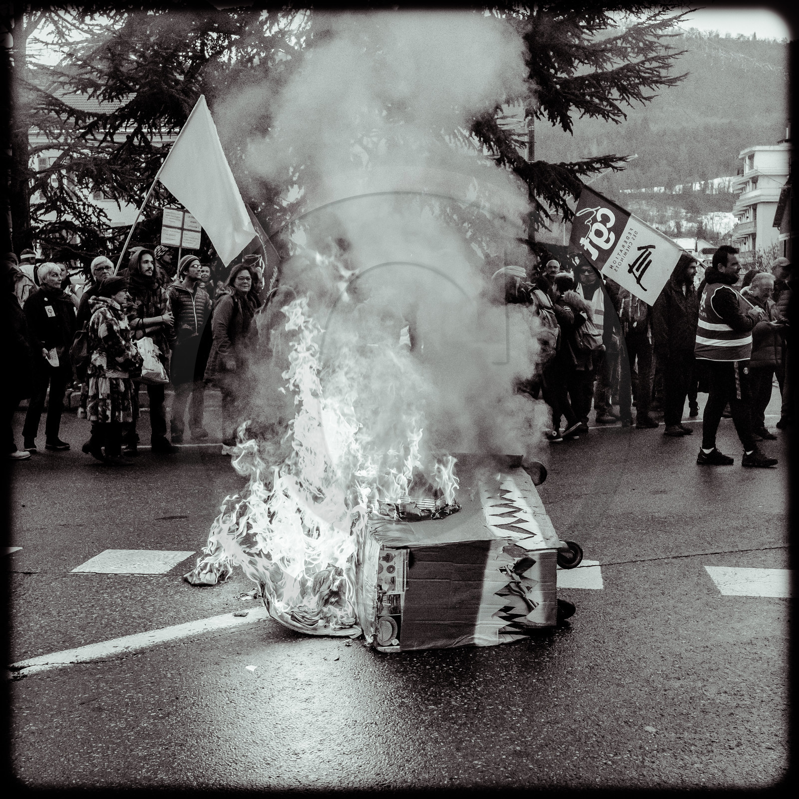 Manifestation à Gap le 17 décembre 2019