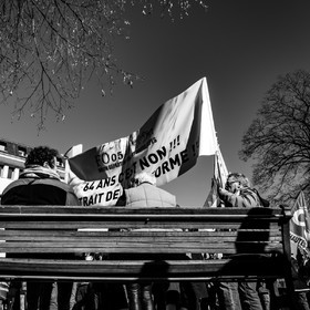 11 février 2023 : Manifestation contre la réforme des retraites à Gap (Hautes-Alpes)