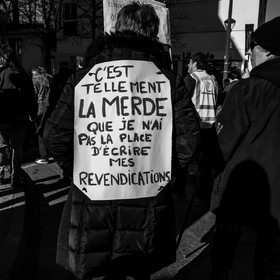 11 février 2023 : Manifestation contre la réforme des retraites à Gap (Hautes-Alpes)