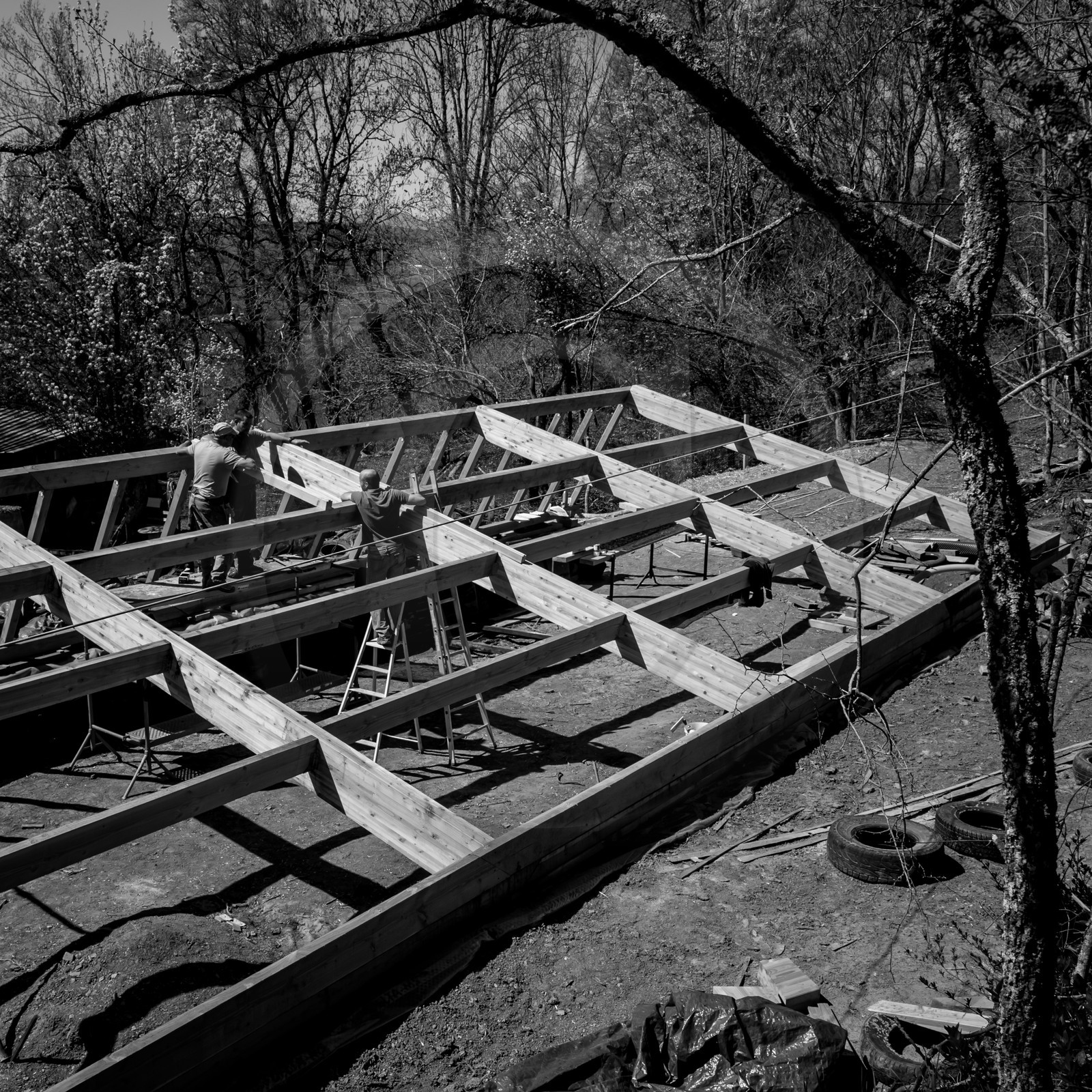 Permaculture - Construction d'une serre bioclimatique semi-enterrée