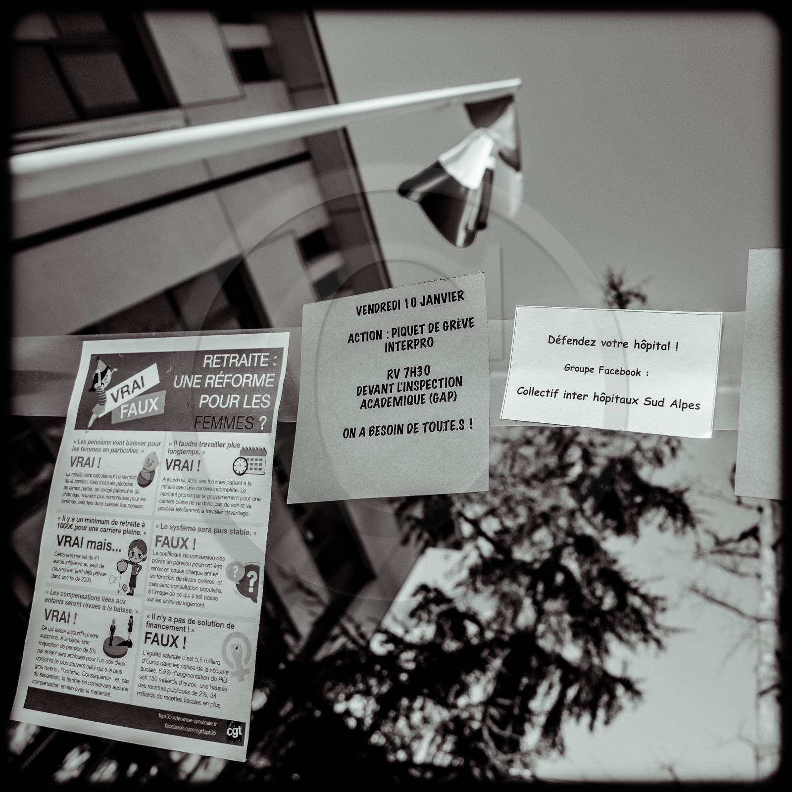 Manifestation à Gap le 09 janvier 2020