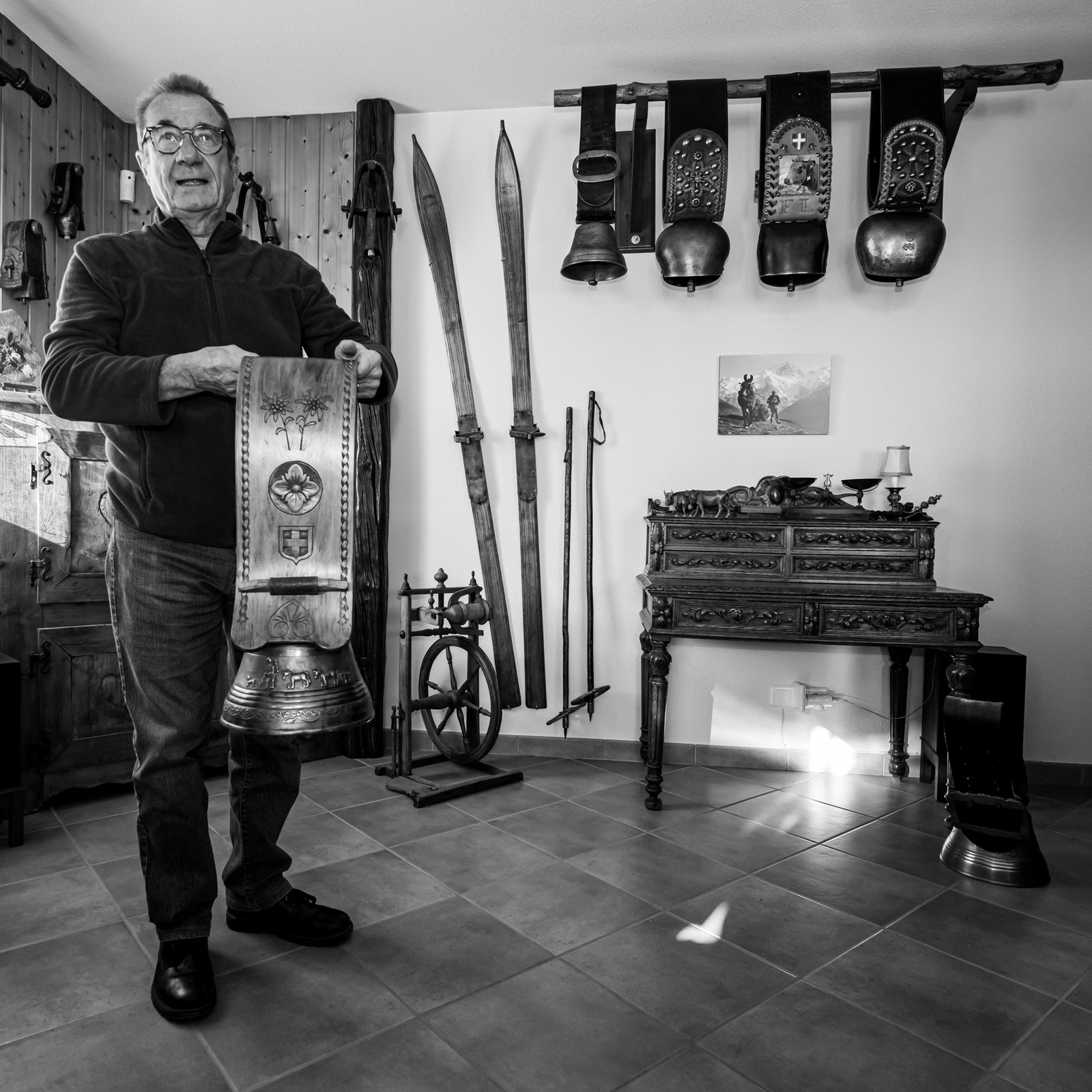 Collection de cloches - Exposition à la Maison du Berger