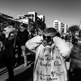 11 février 2023 : Manifestation contre la réforme des retraites à Gap (Hautes-Alpes)