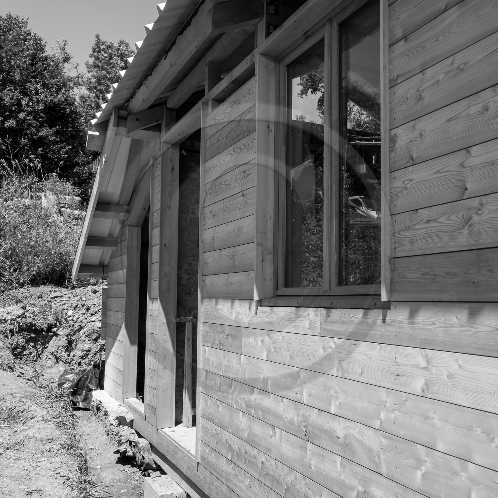 Construction d'une cabane