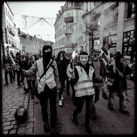 Manifestation à Gap le 10 décembre 2019.