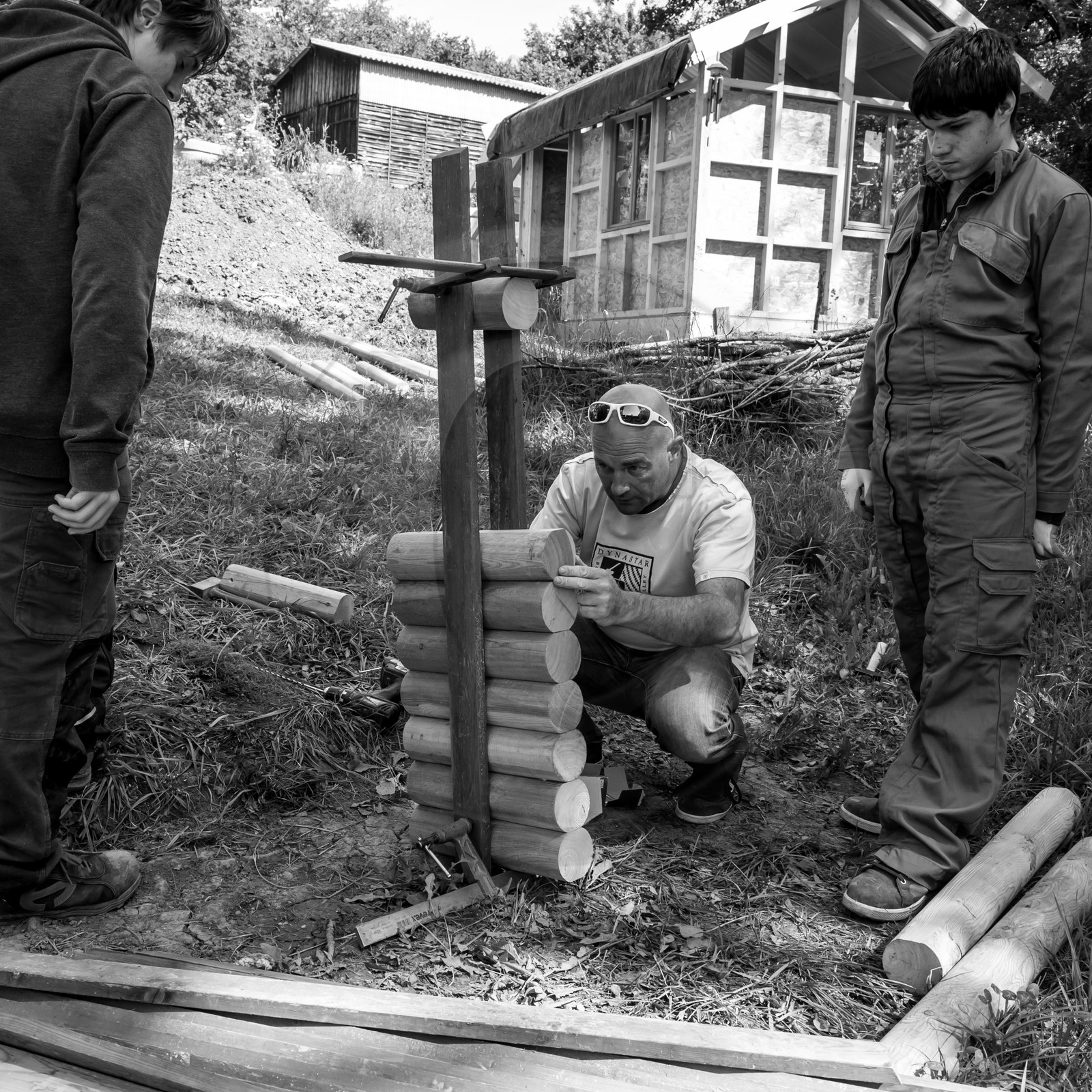 Construction de bacs surélevés