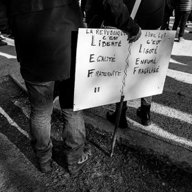 31 janvier 2023 : Manifestation contre la réforme des retraites. Plus de 4000 personnes dans les rues de Gap (Hautes-Alpes).