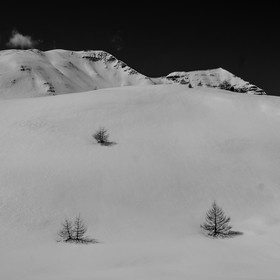 Neige au Col de Vars