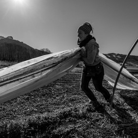 Montage de serres tunnel
