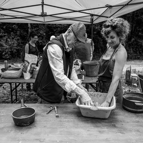 14 aout 2024 : Les ateliers créatifs proposés par l'Ouort au festival  l'Echo des Mots à Saint-Jean-Saint-Nicolas