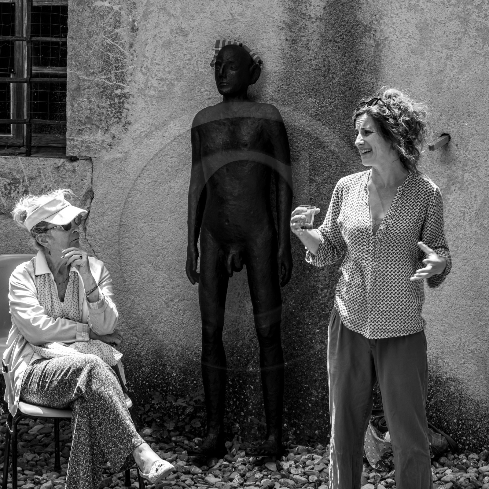 03 juillet 2024 : Création participative de L'homme de l'Ouort avec Barbara Fougnon, artiste plasticienne