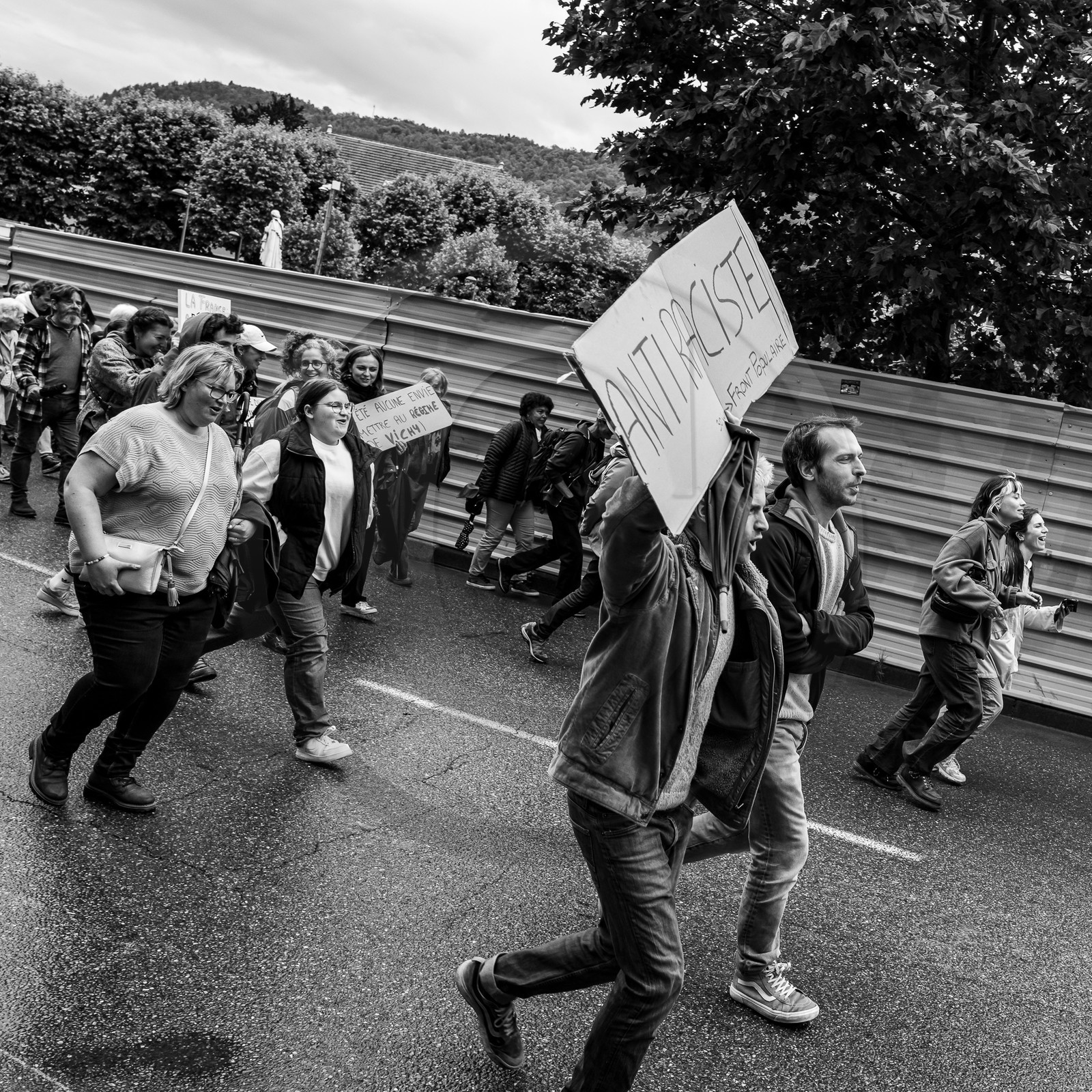 15 juin 2024 - Gap (Hautes-Alpes)- Manifestation contre l'extrême droite
