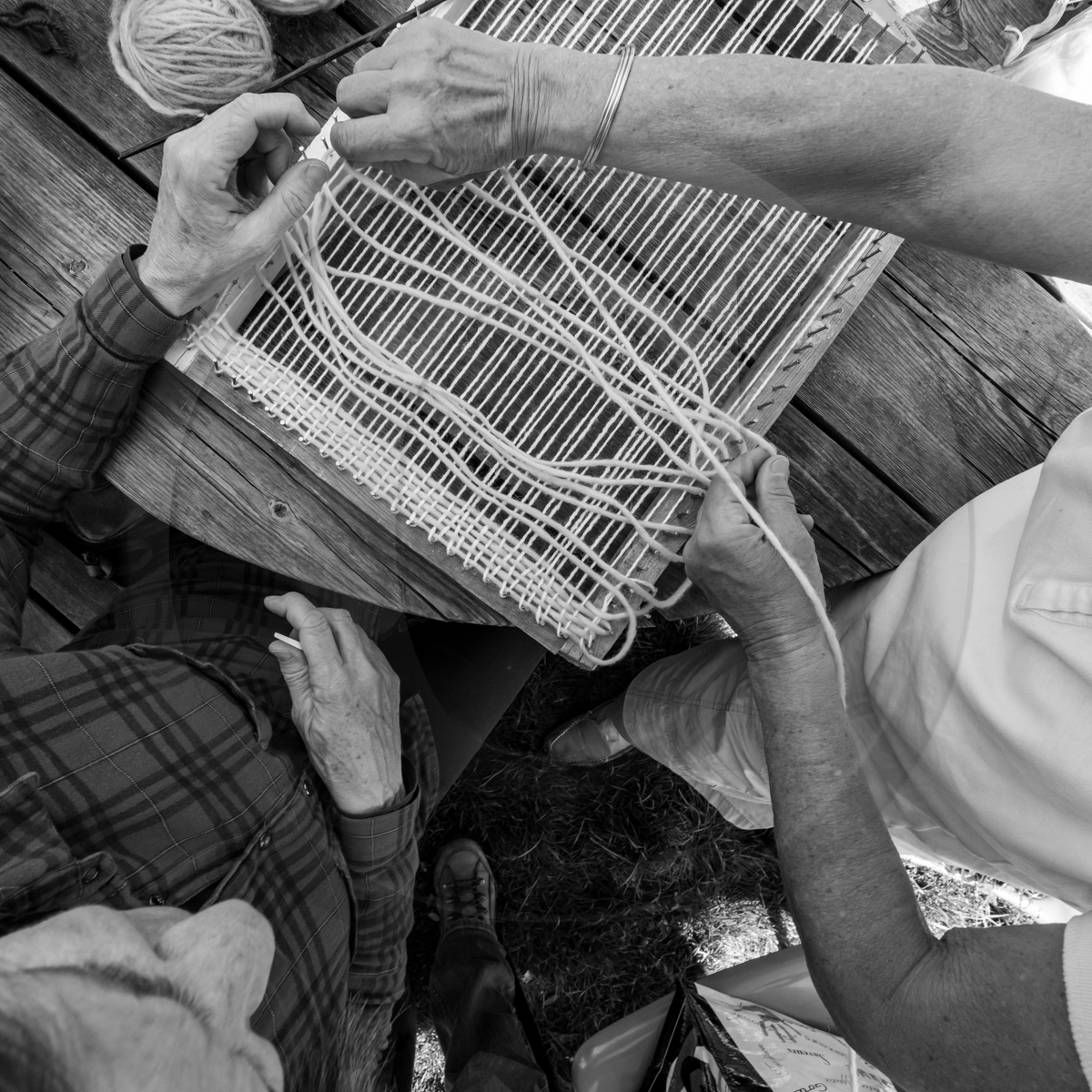 Atelier laine et promenade au jardin