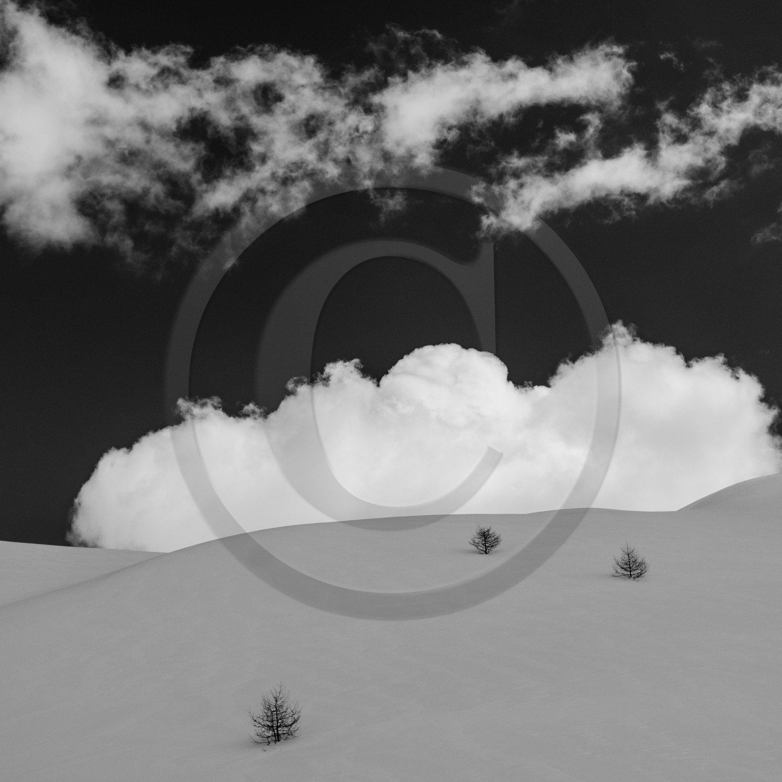 Neige au Col de Vars