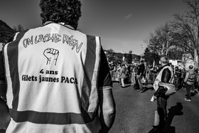 11 février 2023 : Manifestation contre la réforme des retraites à Gap (Hautes-Alpes)
