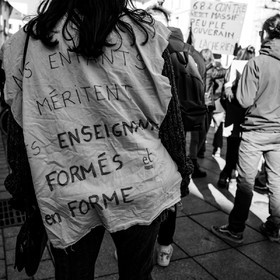 31 janvier 2023 : Manifestation contre la réforme des retraites. Plus de 4000 personnes dans les rues de Gap (Hautes-Alpes).