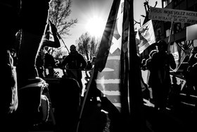 11 février 2023 : Manifestation contre la réforme des retraites à Gap (Hautes-Alpes)