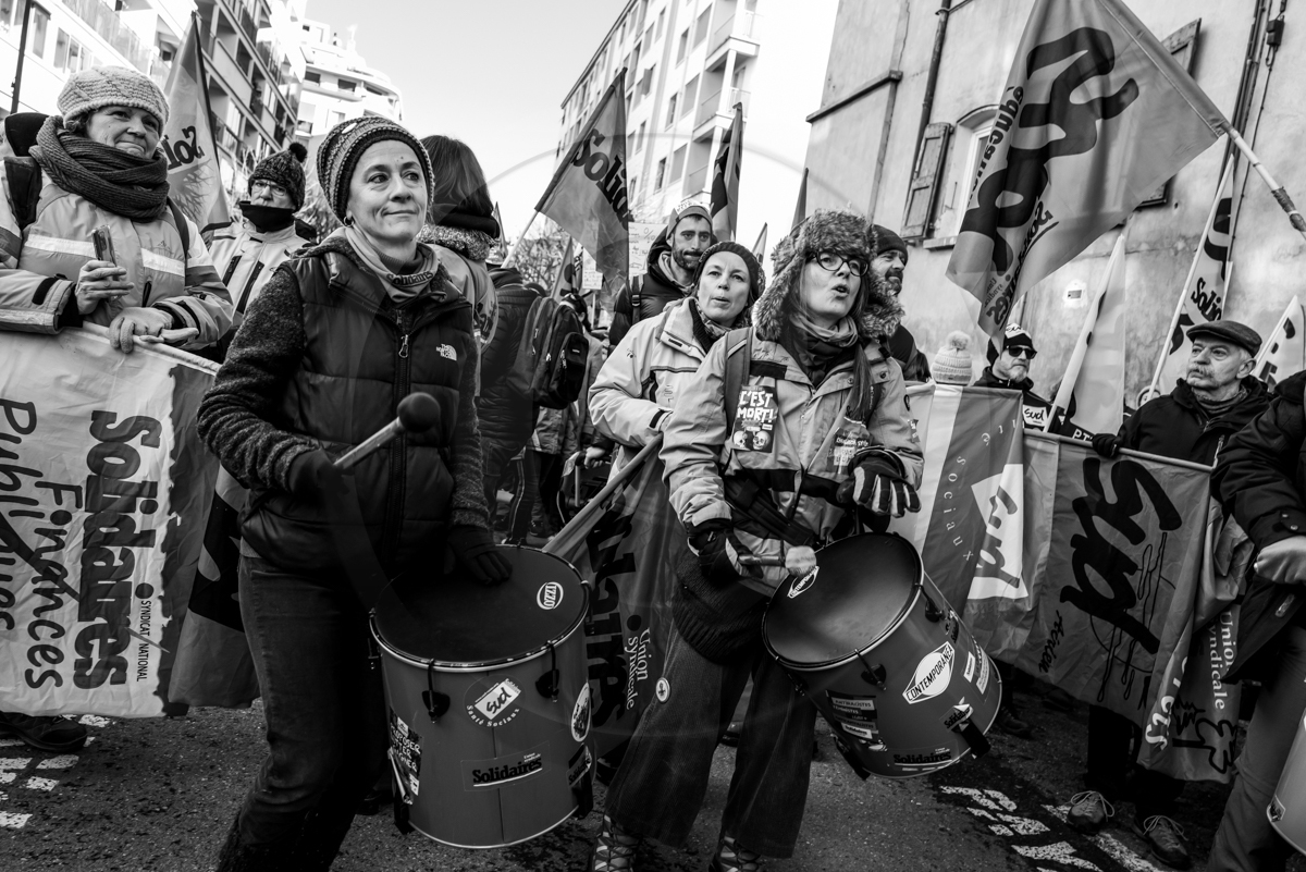 19 janvier 2023 : Manifestation pour le défense des retraites à Gap