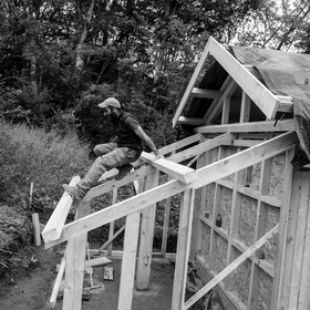 Construction d'une cabane