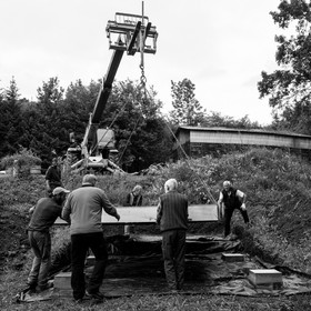 Installation de la cabane